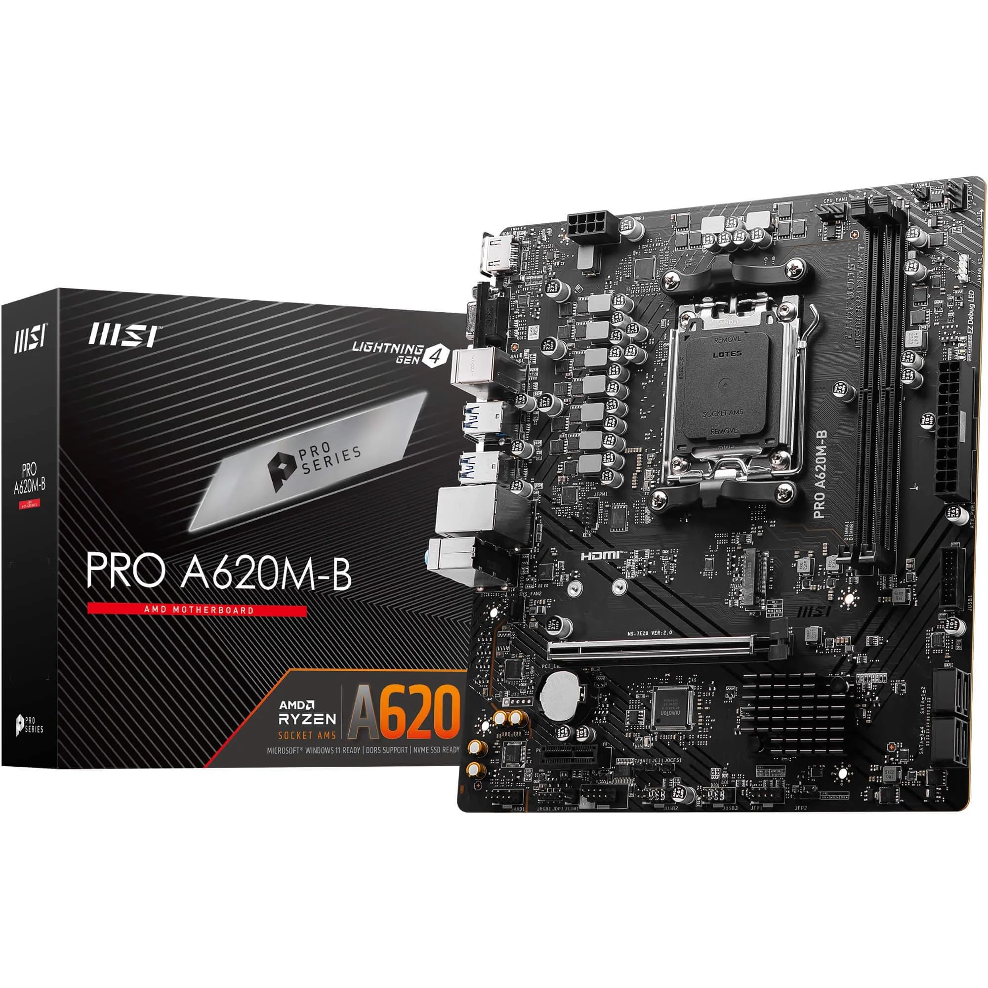 MSI Pro A620M-B DDR5 6800Mhz